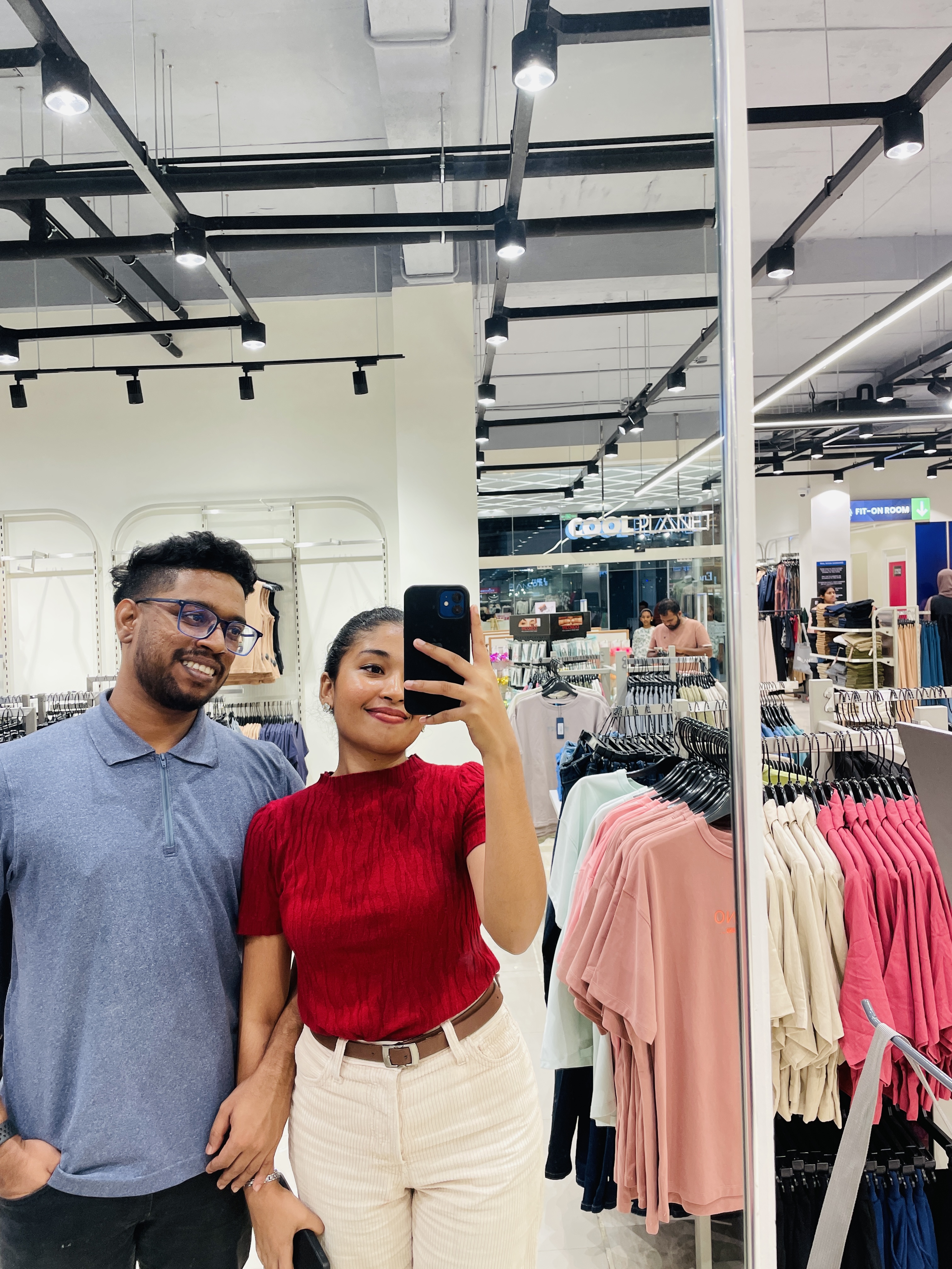 First shopping trip